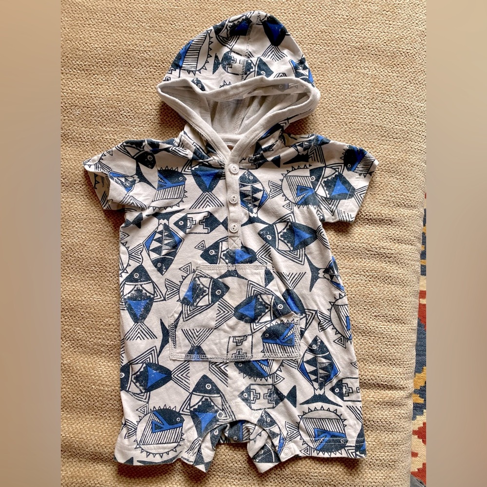 Tea Hooded Romper